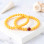 6mm Natural Baltic Amber Bracelet
