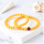 6mm Natural Baltic Amber Bracelet