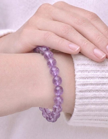8mm Doğal Ametrin Taşlı Bileklik