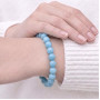 8mm Natural Aquamarine Bracelet