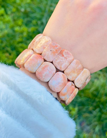 Natural sponge Coral Bracelet