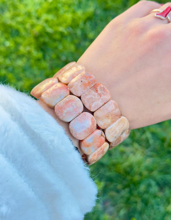 Natural sponge Coral Bracelet
