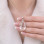 925 Silver Natural Crystal Quartz Pendant - Drop Natural Shape