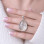Natural Crystal Quartz Pendant - Drop Shape