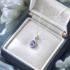 925 Silver Natural Tanzanite Stone Pendant