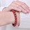 8mm Natural Red Jasper Bracelet