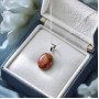 925 Silver Natural Jasper Pendant