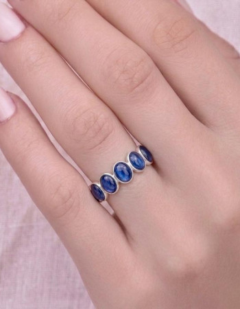 925 Silver Kyanite Stone Ring - NO : 2500