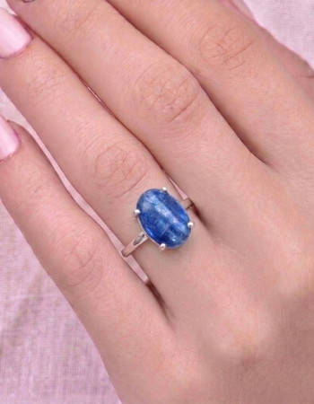 925 Silver Kyanite Stone Ring