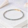 4 mm Labradorite Stone Bracelet - No : BR004