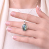 925 Silver Labradorite Stone Pendant