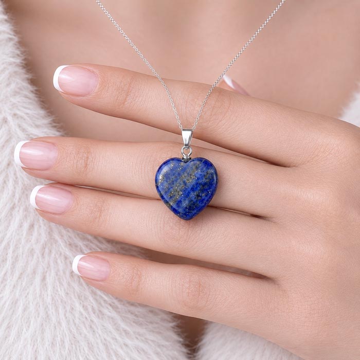 925 Silver Natural Lapis Lazuli Pendant