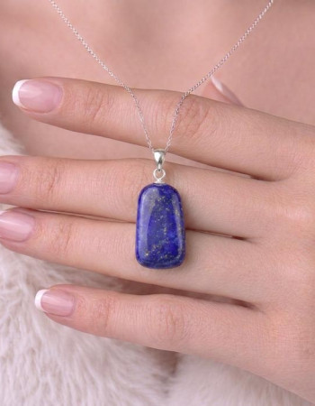 925 Silver Natural Lapis Lazuli Pendant