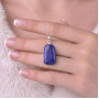 925 Ayar Gümüs  Lapis Lazuli Taşi Kolye