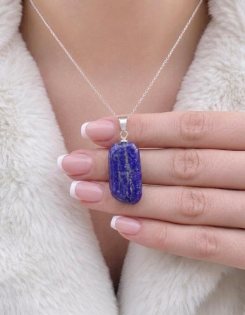 925 Silver Natural Lapis Lazuli Pendant