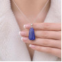 925 Silver Natural Lapis Lazuli Pendant