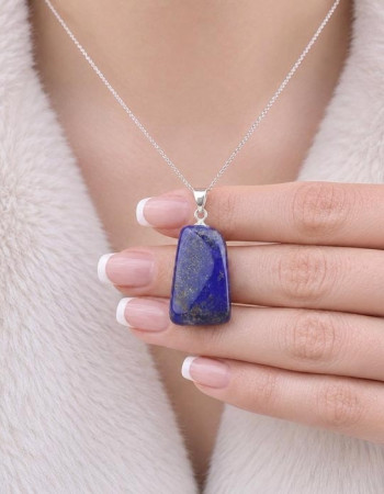 925 Silver Natural Lapis Lazuli Pendant