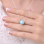 925 Silver Natural Larimar Stone Pendant