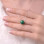 925 Silver Malachite Stone Pendant - Ball