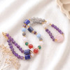 Royal Multi stone Necklace containing eight types of original gemstones