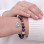 Multi Stone Bracelet , 8mm Black Onyx , Rose Quartz , Amethyst & Agate Stone Bracelet