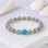 8mm Labradorite Stone & Blue Apatite Stone