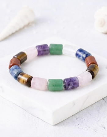 Seven Chakras Bracelet Seven Stones For Chakras - No:2000