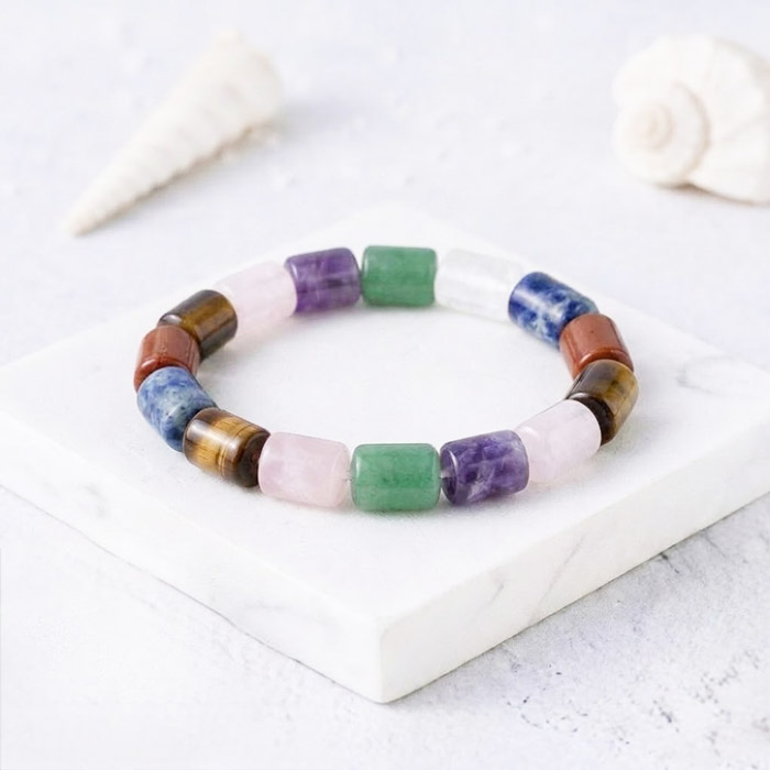 Seven Chakras Bracelet Seven Stones For Chakras - No:2000