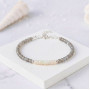 4 mm Labradorite + Opal  Stone Bracelet