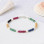 925 Sterling Silver Bracelet with Natural Ruby, Blue Sapphire, Yellow Sapphire, Emerald & Pearl