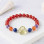 Multi Stone Bracelet , 8mm Red Agate , Amethyst , Lapis Lazuli & Lemon Quartz Bracelet
