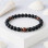 Multi Stone Bracelet , 8mm Black Onyx & Tiger Eye Bracelet