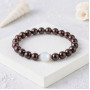 Multi Stone Bracelet ,  Natural Garnet & Moonstone Bracelet