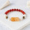 Multi Stone Bracelet – 8mm Red Agate, White Pearl, Tiger Eye & Citrine