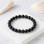 8mm Natural Black Onyx Bracelet