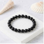 8mm Natural Black Onyx Bracelet