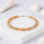 925 Silver Rare Fire Opal Bracelet