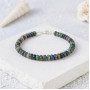 925 Silver Rare Blue Fire Opal Bracelet