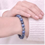 8mm Natural Dumortierite Bracelet - No : BR0900