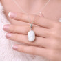 Natural Howlite Stone Pendant - NO:1601