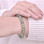 8mm Natural Prehnite Stone Bracelet - No : BR0900