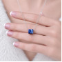 925 Sterling Silver Sodalite Stone Necklace