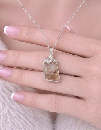 925 Silver Natural Zultanite Stone Pendant