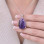 925 Silver Charoite Stone Pendant