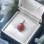 925 Sterling Silver Natural Strawberry Necklace