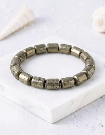 Natural Pyrite Stone Bracelet - No:2000