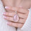 Natural Rose Quartz Stone Pendant