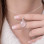 925 Silver Natural Rose Quartz Stone Pendant