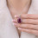 925 Silver Natural Red Ruby Stone Pendant