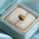 925 Silver Natural Tiger Eye Stone Ring - No : 1300